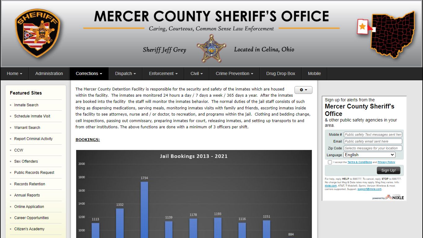 Corrections - Mercer County Sheriff's Office